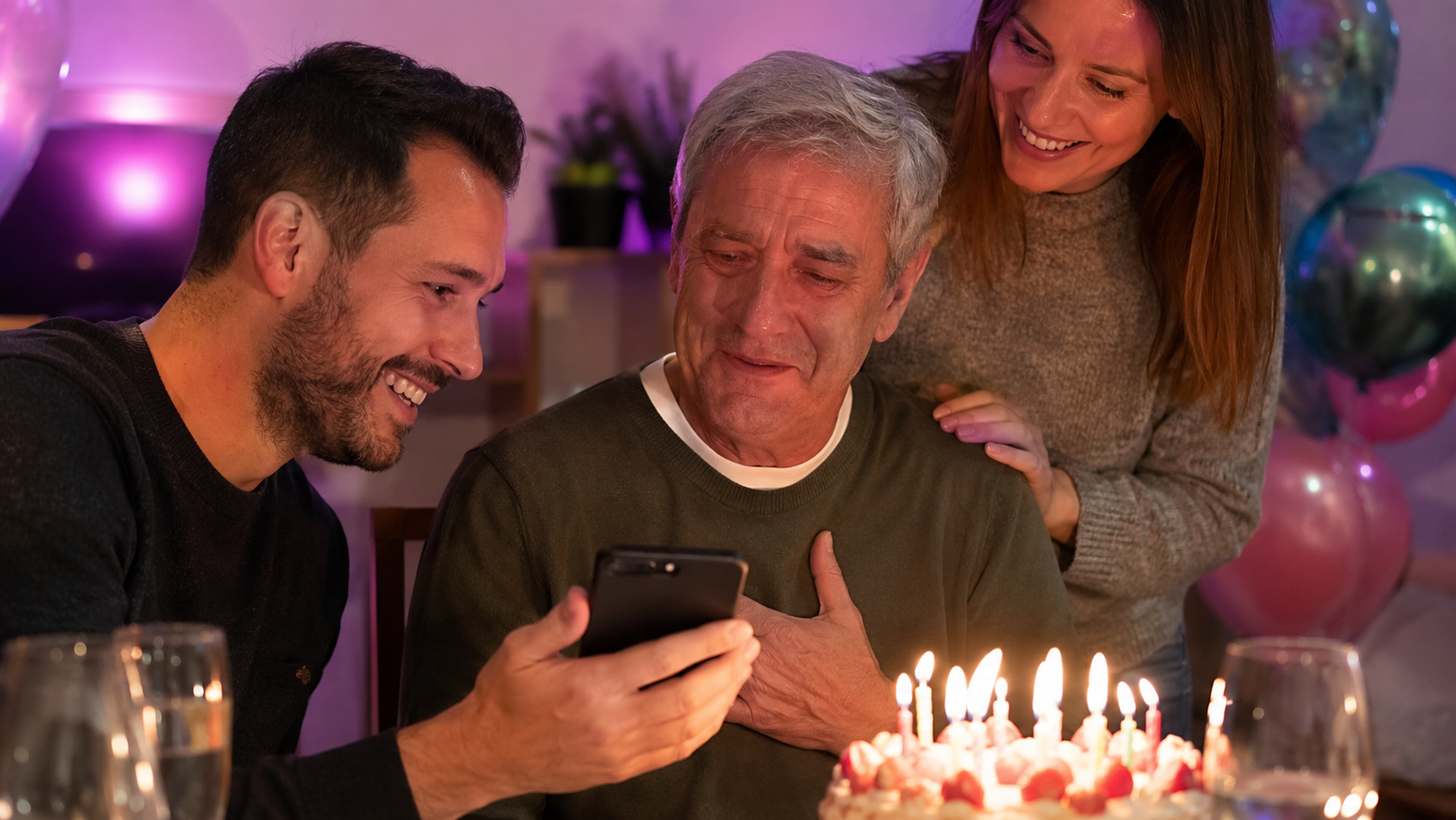 Personalizowana piosenka na 50 lub 60 urodziny Wzruszenie po otrzymaniu personalizowanej piosenki na urodziny